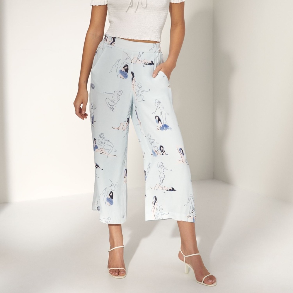 Aritzia Wilfred⎜FAUN PANT⎜SAGE / GREY - Picture 1 of 15